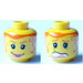 LEGO Yellow Mary Jane Minifigure Head (Safety Stud) (3626)