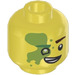 LEGO Yellow Mateo Minifigure Head (Recessed Solid Stud) (3274)