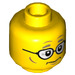 LEGO Yellow Mayor Fleck in Corn Cob Costume Minifigure Head (Recessed Solid Stud) (3626 / 69050)