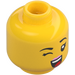 LEGO Yellow Mei Minifigure Head (Recessed Solid Stud) (3626 / 76822)