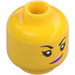 LEGO Yellow Mei Minifigure Head (Recessed Solid Stud) (3626 / 81068)