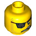 LEGO Gelb MetalBeard Minifigure Kopf (Einbau-Vollbolzen) (3626 / 44188)