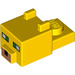 LEGO Yellow Minecraft Ocelot Head (24007 / 66983)