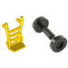 LEGO Yellow Minifig Hand Truck with Wheels