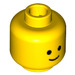 LEGO Gelb Minifig Kopf mit Standard Grinsen (Sicherheitsbolzen) (55368 / 55438)