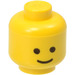 LEGO Yellow Minifig Head with Standard Grin (Solid Stud) (9336 / 55368)