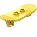 LEGO Yellow Minifig Skateboard with Two Wheel Clips (45917)