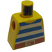 LEGO Yellow Minifig Torso without Arms with Decoration (973)