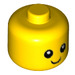 LEGO Yellow Minifigure Baby Head with Smile without Neck (33464)