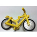 LEGO Giallo Minifigure Bicycle with Wheels and Tires (73537)