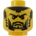 LEGO Yellow Minifigure Head with Decoration (Safety Stud) (3626)