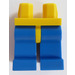 LEGO Geel Minifigure Heupen met Blauw Poten (73200 / 88584)
