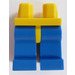 LEGO Gelb Minifigur Hüften mit Blau Beine (73200 / 88584)