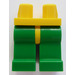 LEGO Jaune Minifigurine Les hanches avec Vert Jambes (30464 / 73200)