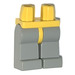 LEGO Jaune Minifigure Les hanches avec Light grise Jambes (3815)