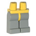 LEGO Yellow Minifigure Hips with Light Gray Legs (3815 / 73200)