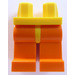 LEGO Gelb Minifigur Hüften mit Orange Beine (3815 / 73200)