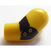 LEGO Gelb Minifigure Links Arm mit Schwarz Elbow Pad (3819)