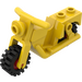 LEGO Giallo Motocicletta Old Style con Rosso Ruote