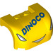 LEGO Geel Spatbord Bonnet 3 x 4 x 1.7 Gebogen met Dinoco (34358 / 38224)