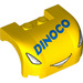 LEGO Yellow Mudguard Bonnet 3 x 4 x 1.7 Curved with Dinoco (38224)