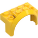 LEGO Yellow Mudguard Brick 2 x 4 x 2 with Wheel Arch (3387)