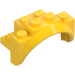 LEGO Yellow Mudguard Brick 2 x 4 x 2 with Wheel Arch (35789)