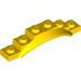 LEGO Yellow Mudguard Plate 1 x 6 with Edge (4925 / 62361)