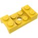 LEGO Yellow Mudguard Plate 2 x 4 with Arches with Hole (60212)