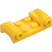 LEGO Yellow Mudguard Plate 2 x 4 with Headlights and Curved Fenders (93590)