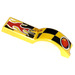 LEGO Yellow Mudguard Tile 1 x 4.5 with Flame and Taillight (50947)