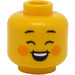 LEGO Yellow Mushroom Sprite Head (Recessed Solid Stud) (3274 / 105568)