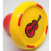 LEGO Yellow Music Composer sound plug with guitar pattern