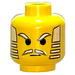 LEGO Yellow Ninja Shogun Head (Safety Stud) (3626)