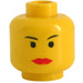 LEGO Yellow Padme Naberrie Head (Safety Stud) (3626)