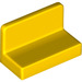 LEGO Gelb Panel 1 x 2 x 1 mit abgerundeten Ecken (4865 / 26169)