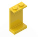 LEGO Geel Paneel 1 x 2 x 3 zonder zijsteunen, volle noppen (2362 / 30009)