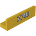 LEGO Amarillo Panel 1 x 4 con Esquinas redondeadas con &#039;7746&#039; Pegatina (15207)