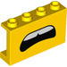 LEGO Yellow Panel 1 x 4 x 2 with Worried open mouth (14718)