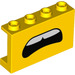 LEGO Yellow Panel 1 x 4 x 2 with Worried open mouth (14718 / 68377)