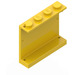 LEGO Jaune Panneau 1 x 4 x 3 sans supports latéraux, tenons pleins (4215)