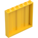 LEGO Yellow Panel 1 x 6 x 5 with Corrugation (23405)