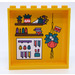 LEGO Jaune Panneau 1 x 6 x 5 avec Plants, Fleurs et Florist Accessoires Autocollant (59349)
