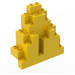 LEGO Gelb Panel 3 x 8 x 7 Felsen Dreieckig (6083)