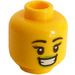 LEGO Yellow Peapod Costume Girl Minifigure Head (Recessed Solid Stud) (3626 / 67921)