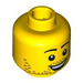 LEGO Yellow Peasant Head (Recessed Solid Stud) (3626 / 96081)