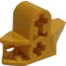 LEGO Yellow Perpendicular Axle Joiner T-Piece with Catch (44850)