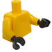 LEGO Yellow Plain Torso with Yellow Arms and Black Hands (73403 / 76382)