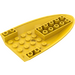 LEGO Geel Vliegtuig Onderkant 6 x 10 x 1 (87611)