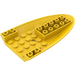 LEGO Geel Vliegtuig Onderzijde 6 x 10 x 1 (87611)